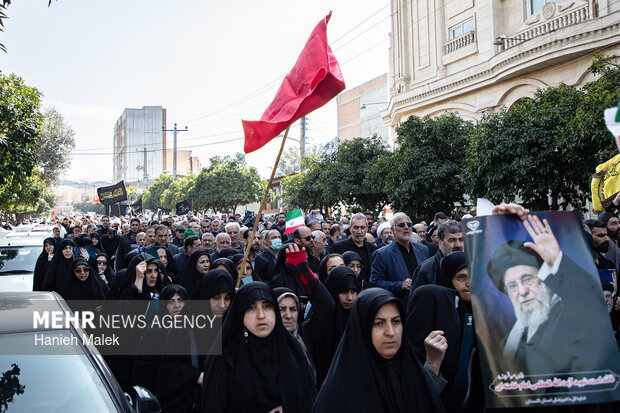 راهپیمایی مردم گرگان در محکومیت حملات آمریکایی - صهیونیستی