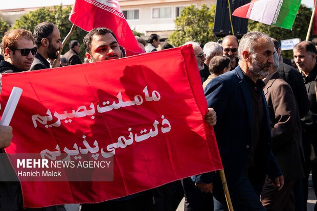 راهپیمایی مردم گرگان در محکومیت حملات آمریکایی - صهیونیستی