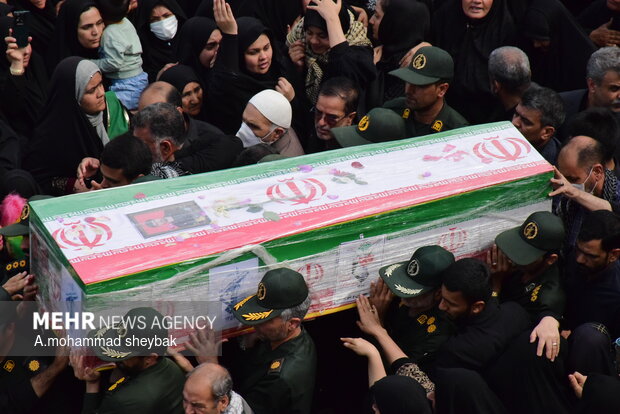 تشییع شهید مدافع وطن در زابل