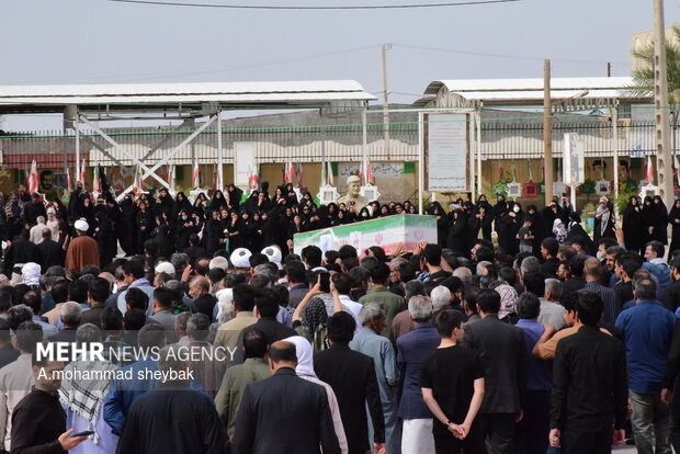 تشییع شهید مدافع وطن در زابل