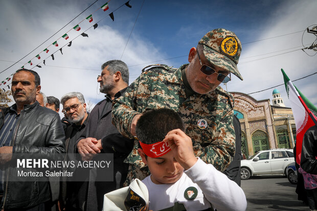 راهپیمایی مردم شهرکرد در محکومیت حملات آمریکایی - صهیونیستی