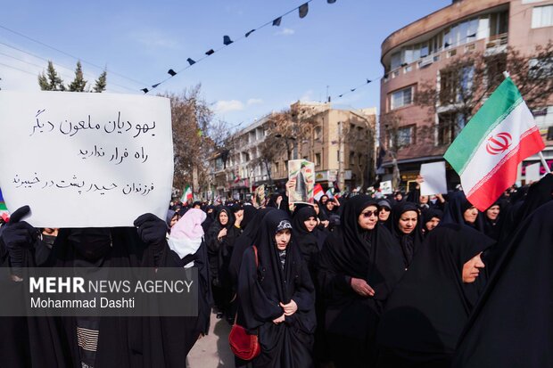 راهپیمایی مردم اردبیل در محکومیت حملات آمریکایی - صهیونیستی