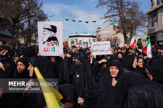 راهپیمایی مردم اردبیل در محکومیت حملات آمریکایی - صهیونیستی