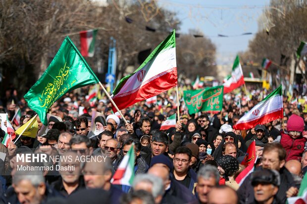 راهپیمایی مردم اردبیل در محکومیت حملات آمریکایی - صهیونیستی