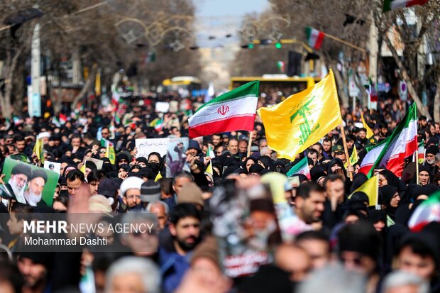 راهپیمایی مردم اردبیل در محکومیت حملات آمریکایی - صهیونیستی