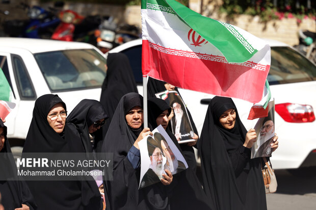 راهپیمایی مردم بوشهر در محکومیت حملات آمریکایی - صهیونیستی