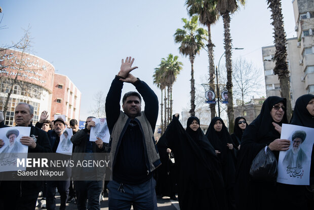 راهپیمایی مردم رشت در محکومیت حملات آمریکایی - صهیونیستی