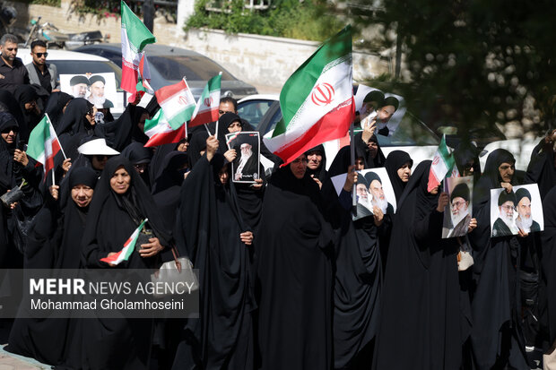 راهپیمایی مردم بوشهر در محکومیت حملات آمریکایی - صهیونیستی