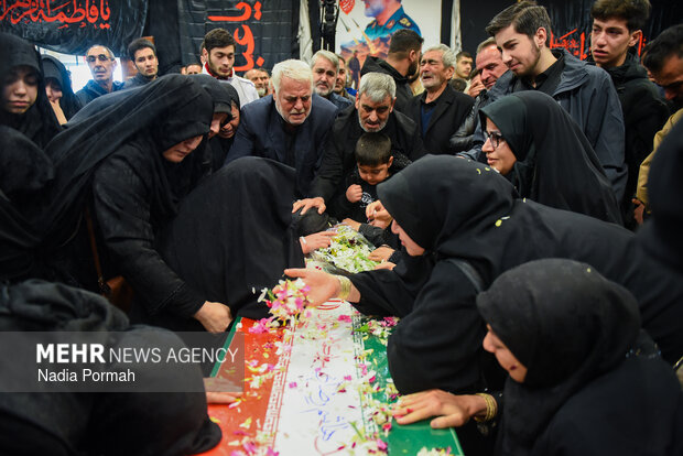 وداع با پیکر مطهر شهدای جنگ رمضان در کرج