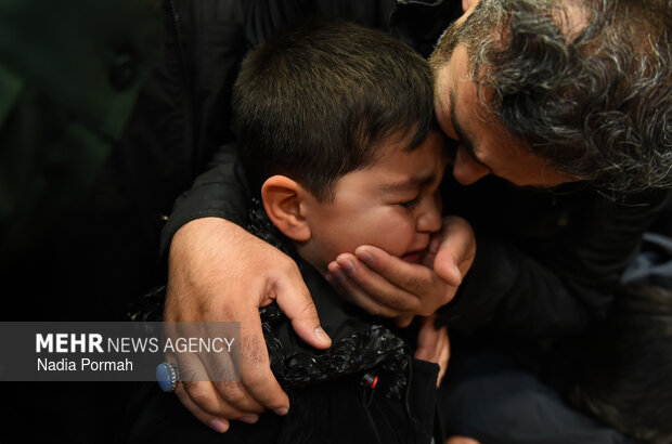 وداع با پیکر مطهر شهدای جنگ رمضان در کرج