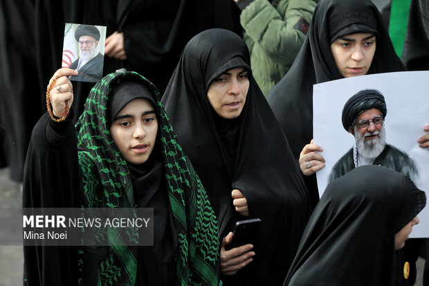 راهپیمایی مردم تبریز در محکومیت حملات آمریکایی - صهیونیستی