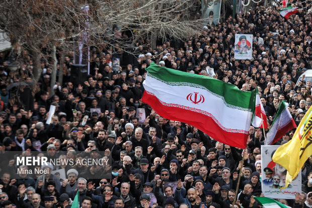 راهپیمایی مردم تبریز در محکومیت حملات آمریکایی - صهیونیستی