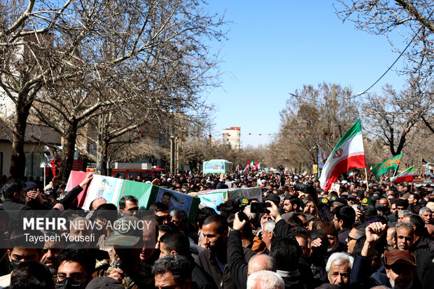 راهپیمایی مردم همدان در محکومیت حملات آمریکایی - صهیونیستی