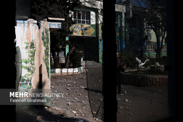 حمله هوایی آمریکا و رژیم صهیونیستی به مدارس تهران