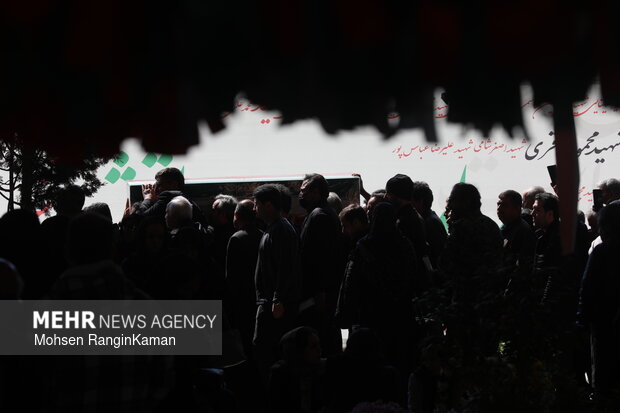 وداع با پیکر شهدای حملات صهیونی-آمریکایی