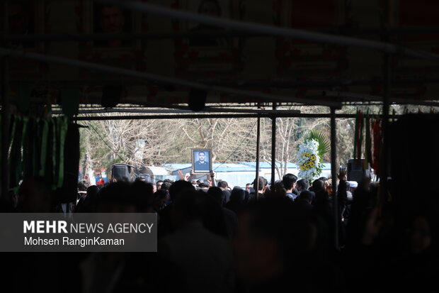 وداع با پیکر شهدای حملات صهیونی-آمریکایی