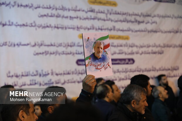 وداع با پیکر شهدای حملات صهیونی-آمریکایی