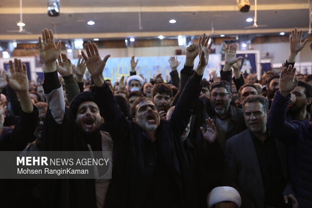 وداع با پیکر شهدای حملات صهیونی-آمریکایی