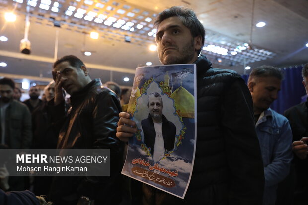 وداع با پیکر شهدای حملات صهیونی-آمریکایی