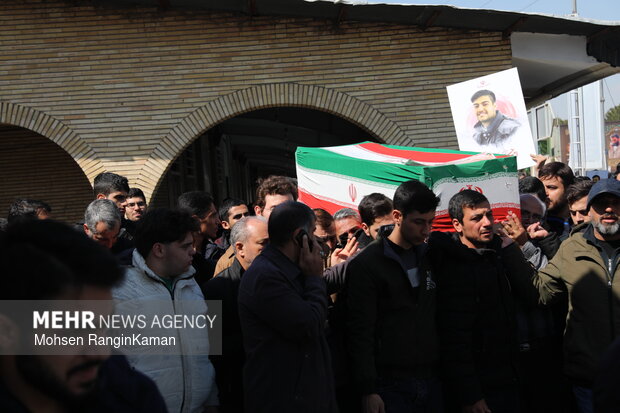 وداع با پیکر شهدای حملات صهیونی-آمریکایی