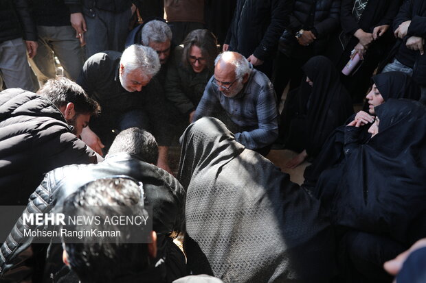 وداع با پیکر شهدای حملات صهیونی-آمریکایی