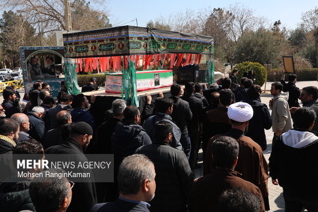 وداع با پیکر شهدای حملات صهیونی-آمریکایی