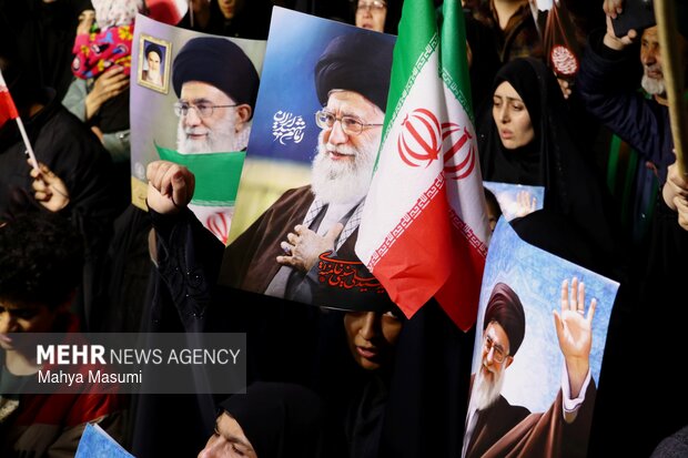 گزارش تصویری سوگ رهبری در ورامین