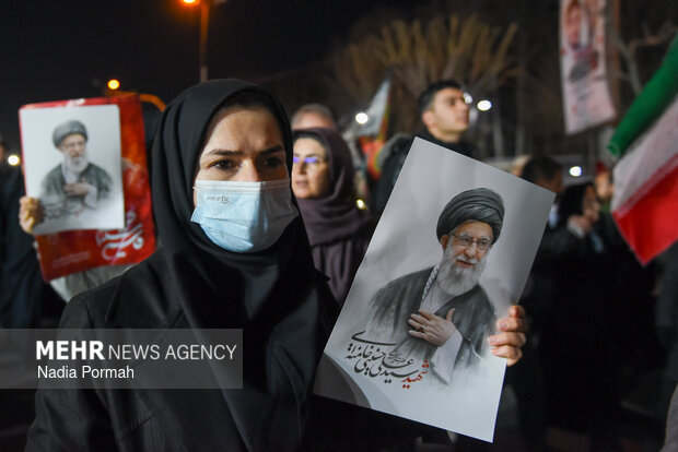 راهپیمایی و تشیع ۲۵ شهید جنگ رمضان در کرج