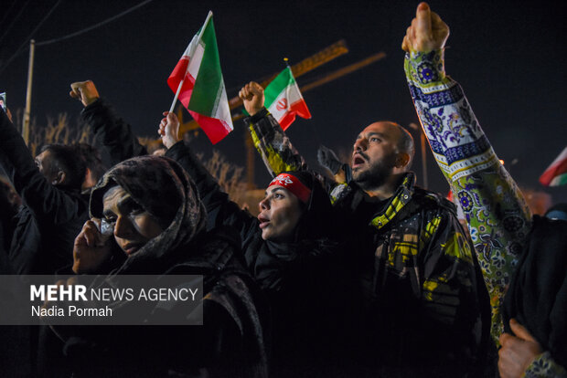 راهپیمایی و تشیع ۲۵ شهید جنگ رمضان در کرج