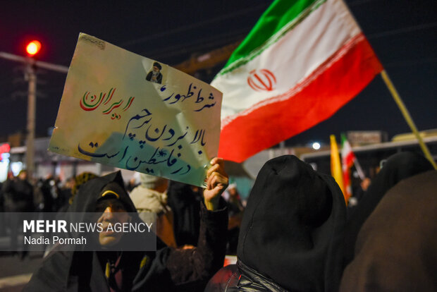 راهپیمایی و تشیع ۲۵ شهید جنگ رمضان در کرج