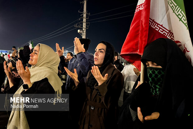 راهپیمایی و تشیع ۲۵ شهید جنگ رمضان در کرج