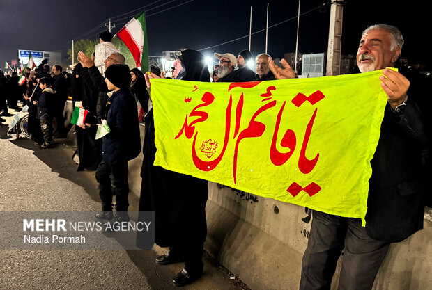 راهپیمایی و تشیع ۲۵ شهید جنگ رمضان در کرج