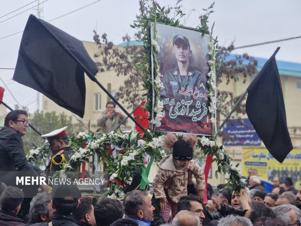 گرامیداشت چهلمین روز شهید مدافع وطن فرشید آذرمی