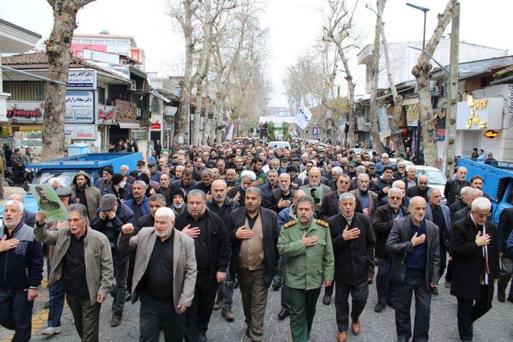 VIDEO: Funeral ceremony for Iranian martyr in Lahijan