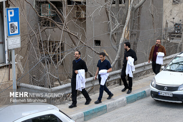 تجمع جمعی از اعضای کادر درمان در محکومیت تجاوز آمریکا و رژیم صهیونیستی