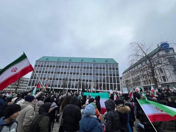 ڕێپێوانی خەڵکی نۆروێژ دژی دەستدرێژی ئیسڕائیل و ئەمریکا بۆ سەر ئێران