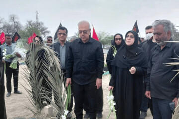 حضور سخنگوی دولت در مدرسه شجره طیبه میناب