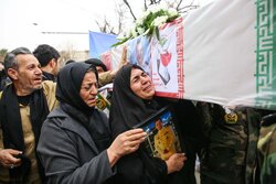 تشییع و خاکسپاری پیکر ۲ شهید حملات آمریکا و رژیم صهیونیستی در بجنورد