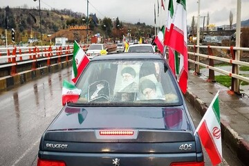 برگزاری کاروان خودرویی در سنندج