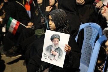 اجتماع باشکوه مردم تبادکان در خراسان رضوی