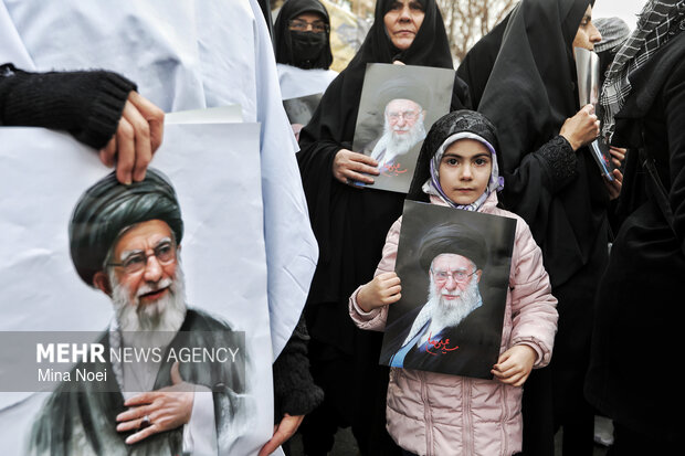 اجتماع بانوان انقلابی تبریز در خونخواهی قائد اُمّت