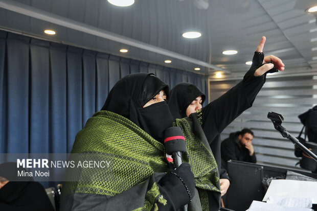 اجتماع بانوان انقلابی تبریز در خونخواهی قائد اُمّت