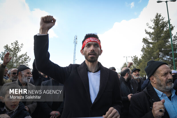 تشییع پیکر شهید «اردشیر رئیسی دهکردی» در شهرکرد