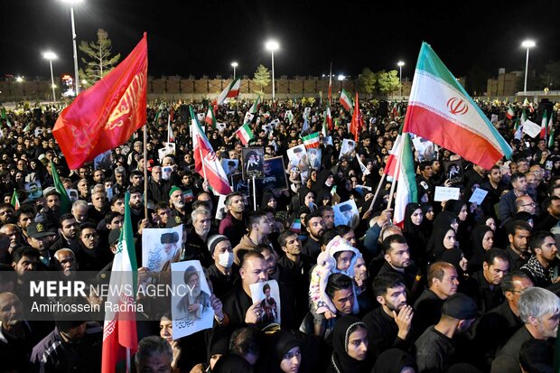 تشییع پیکر شهید محمدآبادی در بیرجند