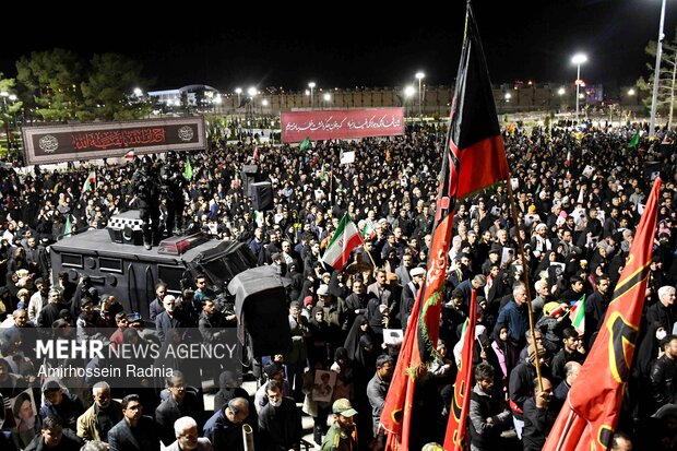 تشییع پیکر شهید محمدآبادی در بیرجند