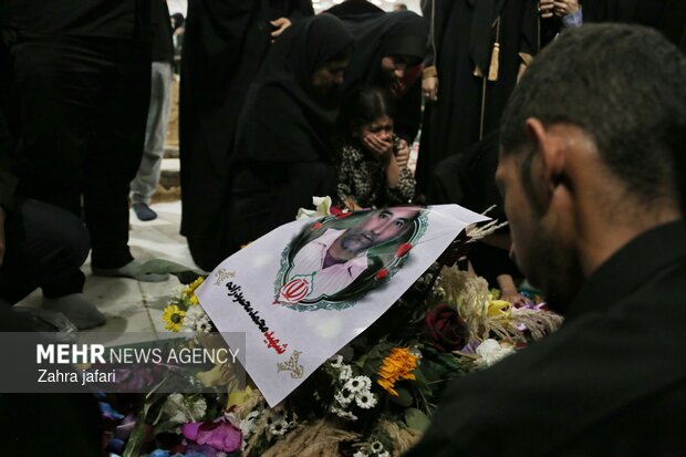 تشییع و تدفین پیکر شهید محمد محمودزاده  در بندرعباس