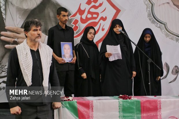 تشییع و تدفین پیکر شهید محمد محمودزاده  در بندرعباس