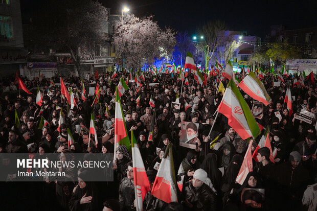 پنجاه و نهمین شب اجتماع «نحن منتقمون» امشب در کرمانشاه