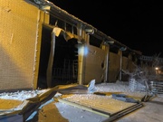 اصابت موشک به یک واحد تولیدی در شهرک صنعتی غزال شهرستان خرم‌دره