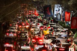 ترافیک سنگین در مسیرهای منتهی به حرم امام رضا(ع)